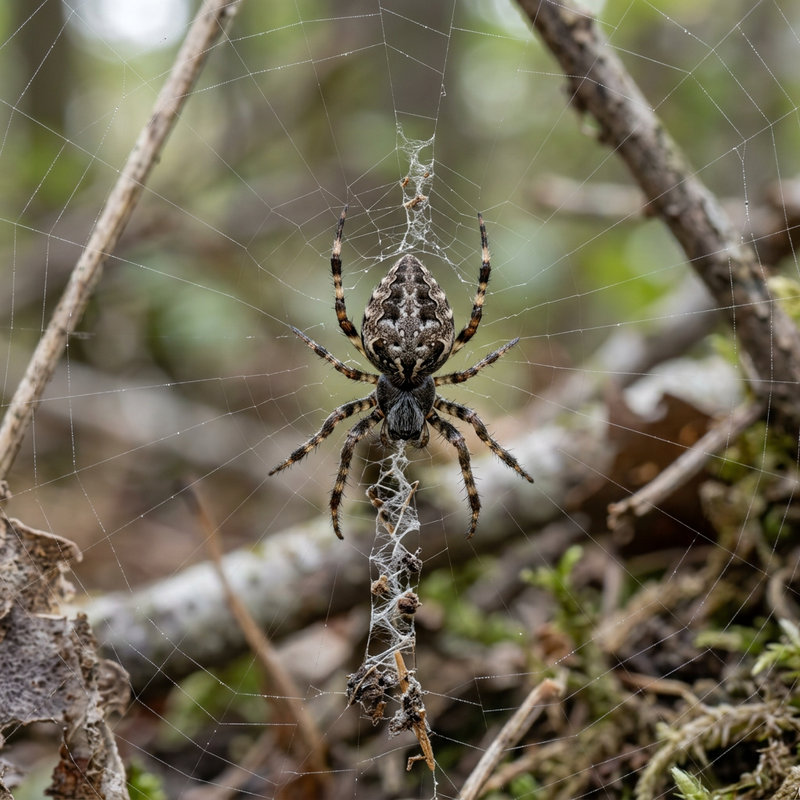 Araignée boule conique