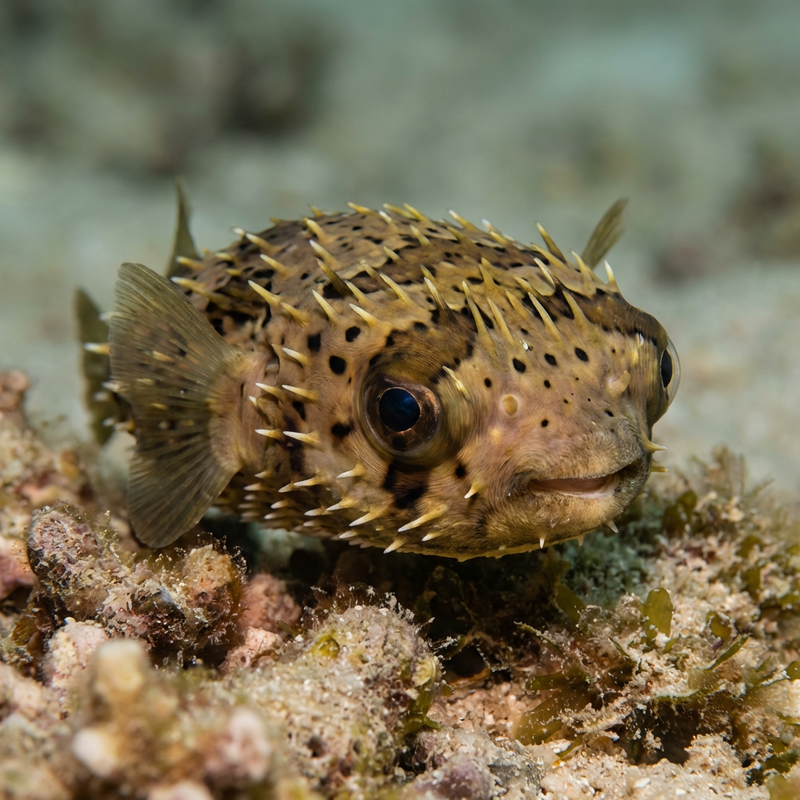 Poisson-porc-épic à longues épines