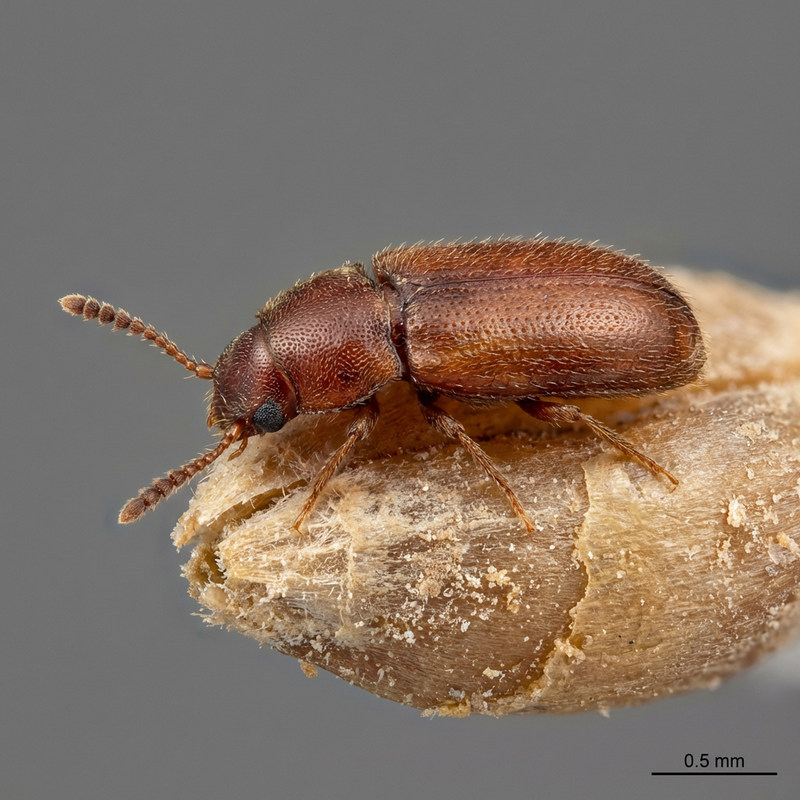 Coléoptère plat en croissant