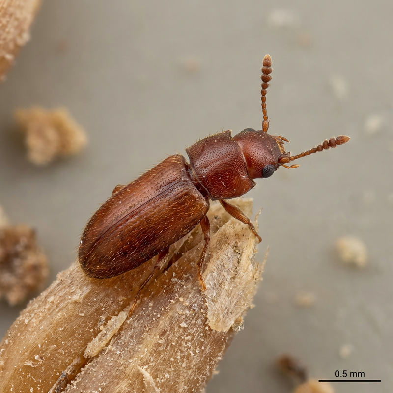 Coléoptère plat en croissant
