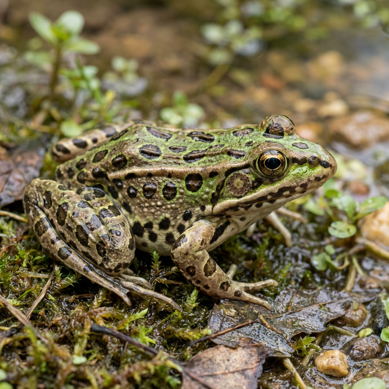 Grenouille léopard