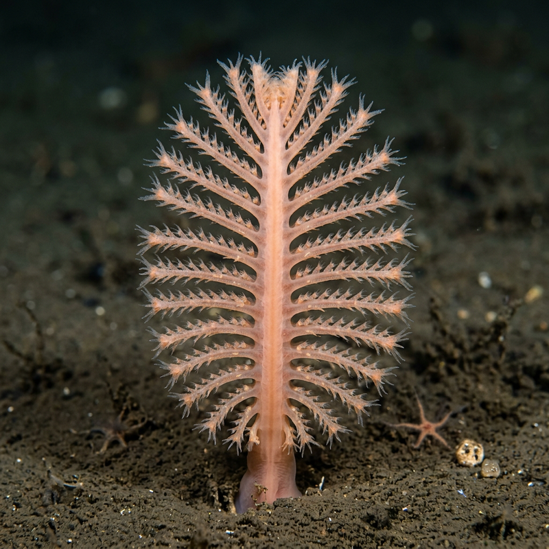 Plume de mer lumineuse