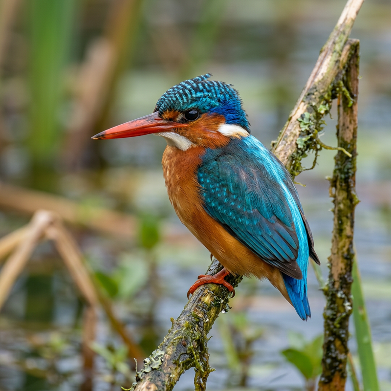Martin-pêcheur malachite