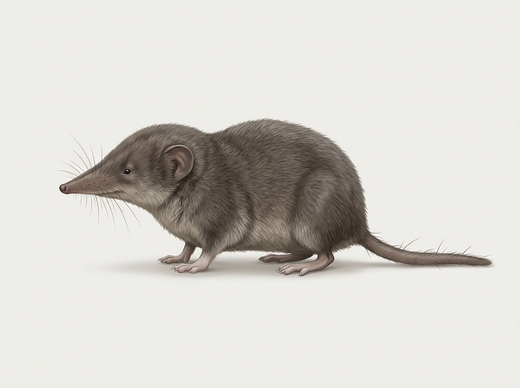 Musaraigne (Soricidae) de côté