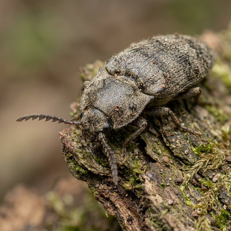 Coléoptère gris souris
