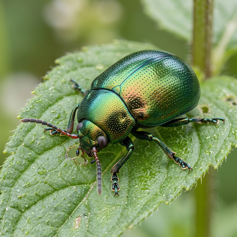 Coléoptère de la menthe