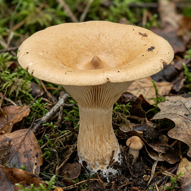 Mönchskopf (Clitocybe geotropa), illustration IA