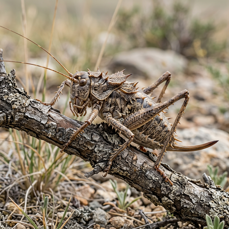 Insecte épineux de Mongolie