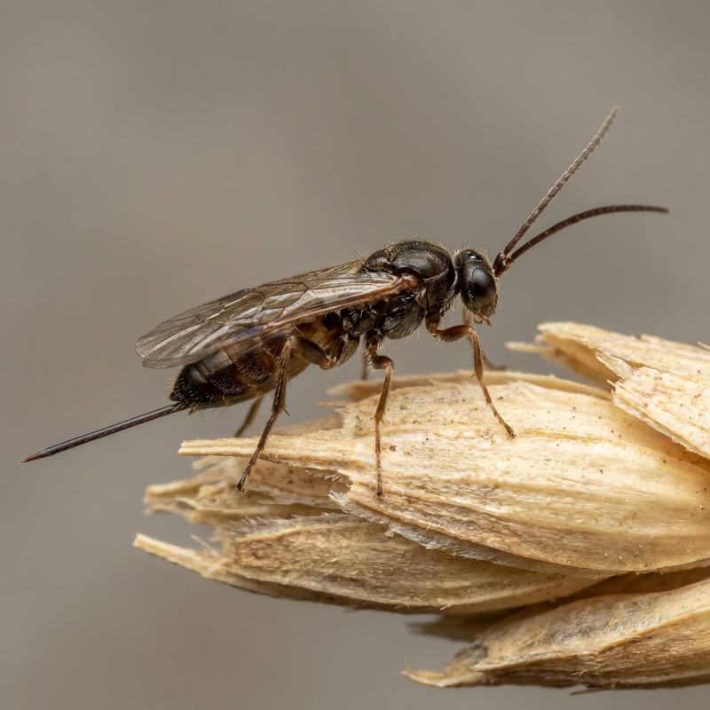 Guêpe saumâtre (mites de cire/mites)
