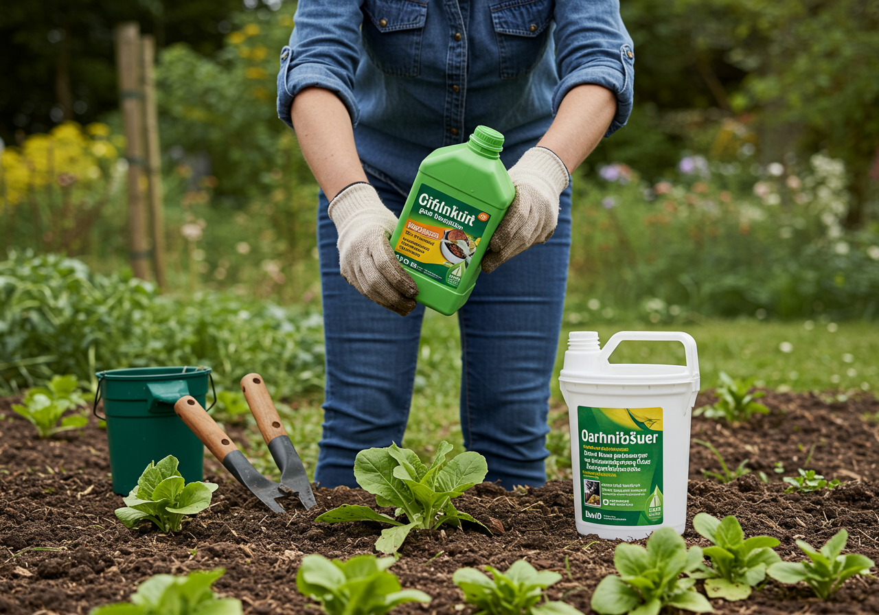 Neudorff Azet BalkonpflanzenDünger — Anwendungs-Szene