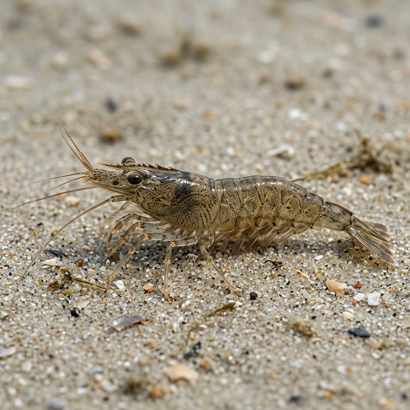 Crevettes de la mer du Nord