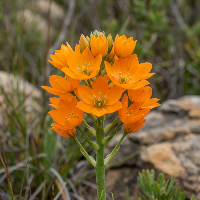 Étoile de lait orange