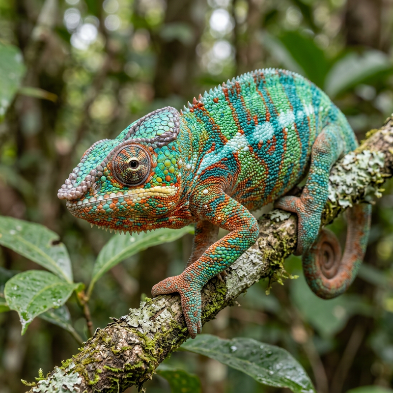 Caméléon panthère