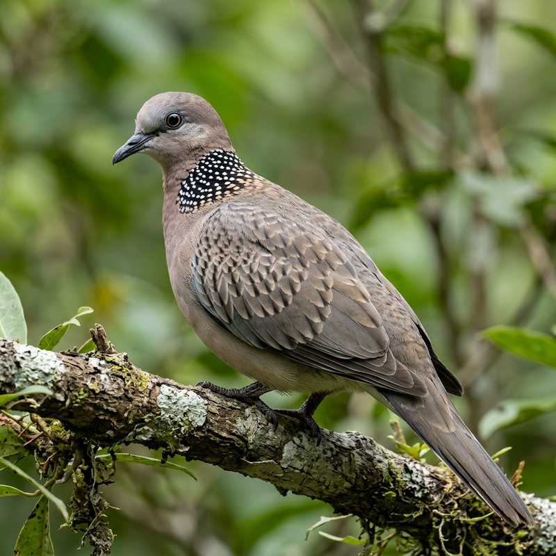 Colombe à cou perlé