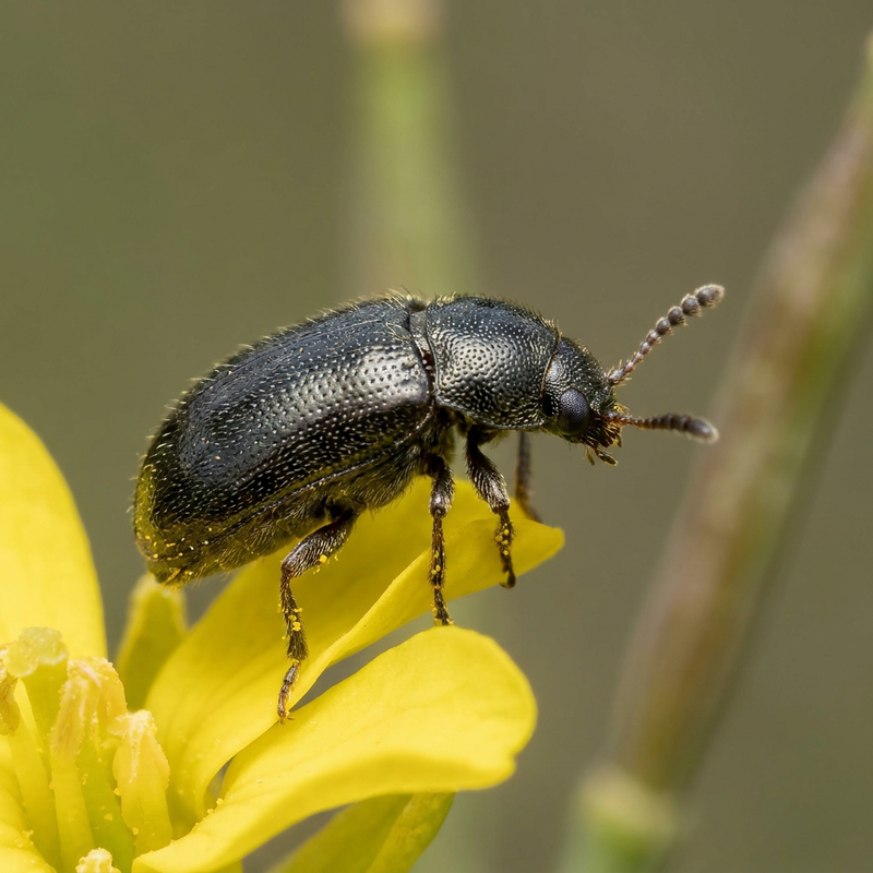 Coléoptère du pollen