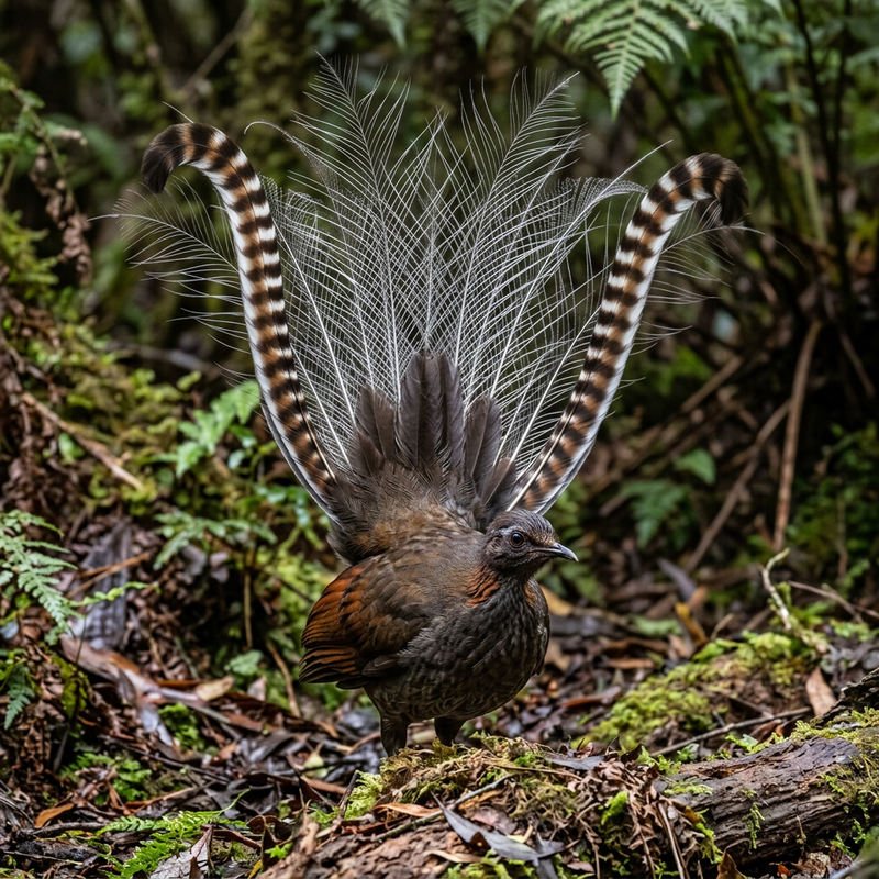 Magnifique oiseau-lyre