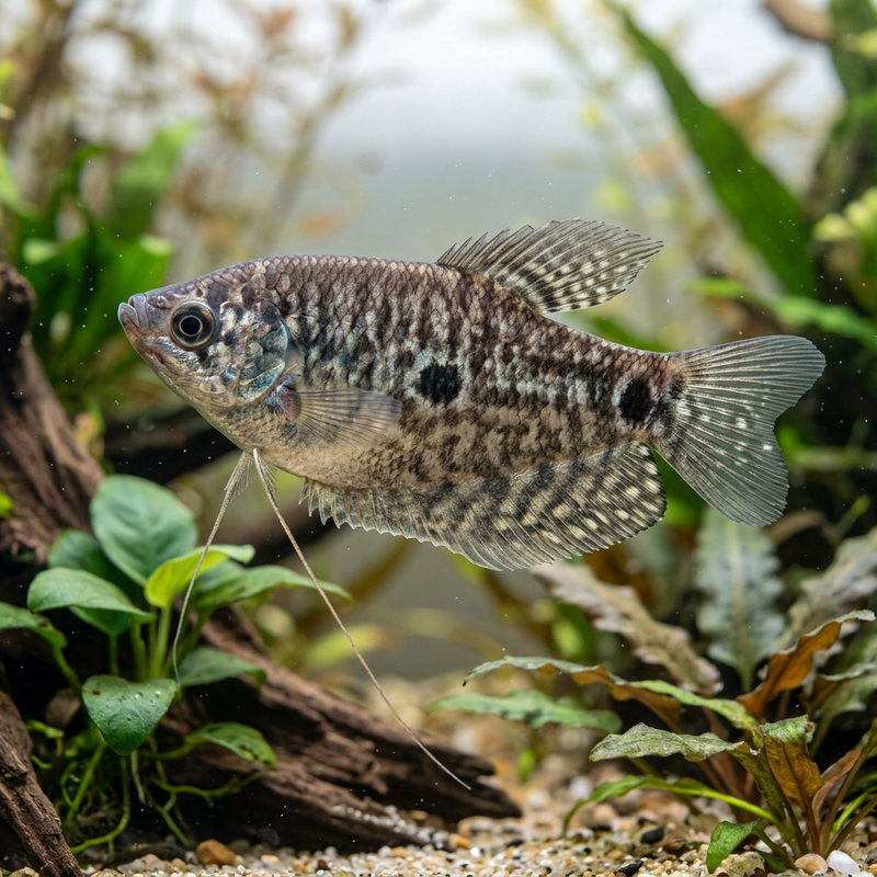 Gourami tacheté (variante en marbre)
