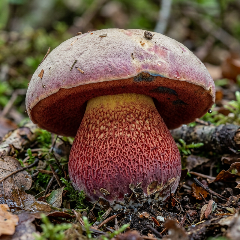 Purpur-Röhrling (Artkomplex) (Rubroboletus), illustration IA