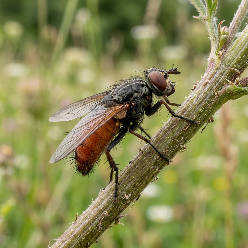 Mouche chenille (genre Cylindromyia)