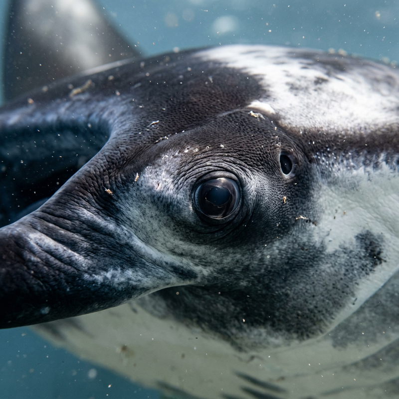 Riesenmanta (Mobula birostris), illustration IA