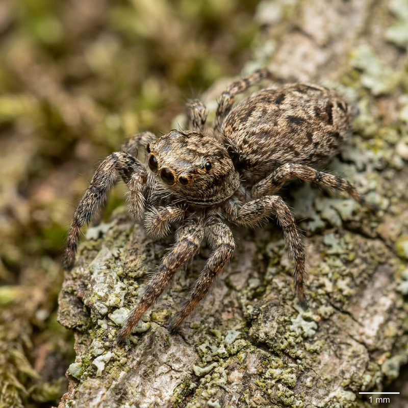 Araignée sauteuse d'écorce