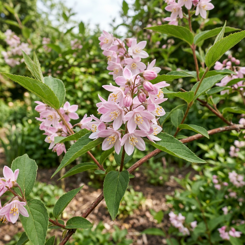 Buisson étoilé rose