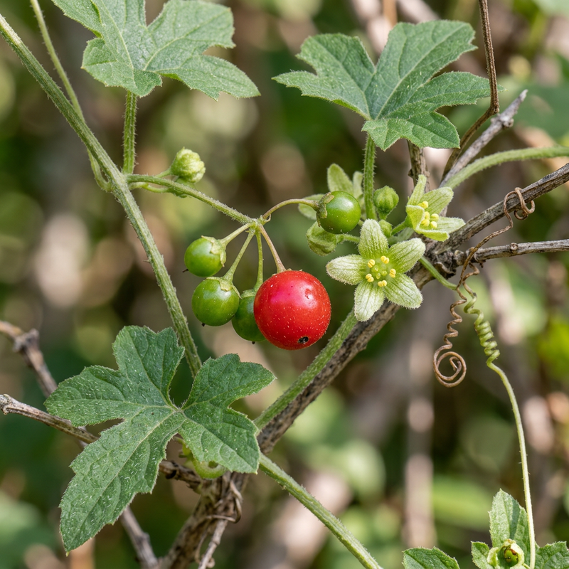 Bryone aux fruits rouges