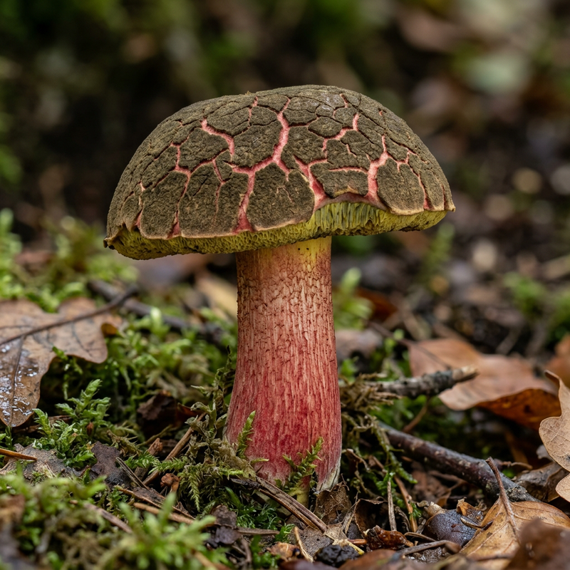 Cèpes à pieds rouges