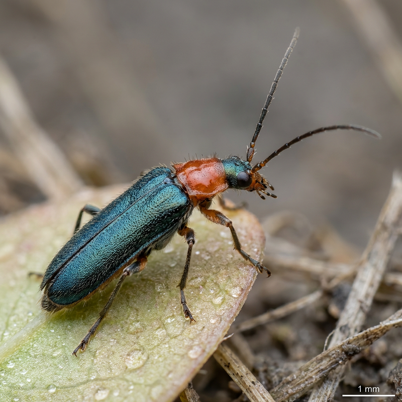 Longicorne à cou rouge
