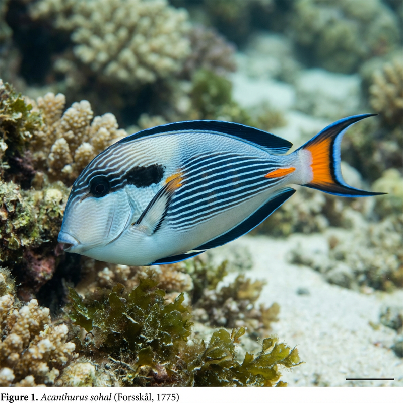 Poisson chirurgien de la mer Rouge