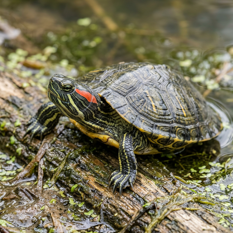 Tortue à oreilles rouges