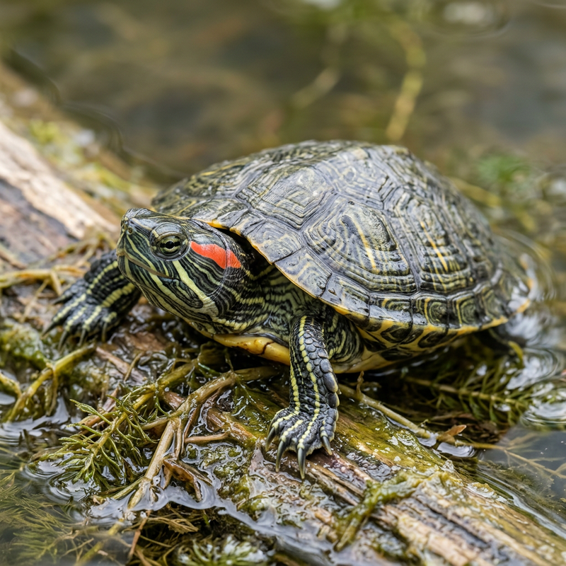 Tortue à oreilles rouges