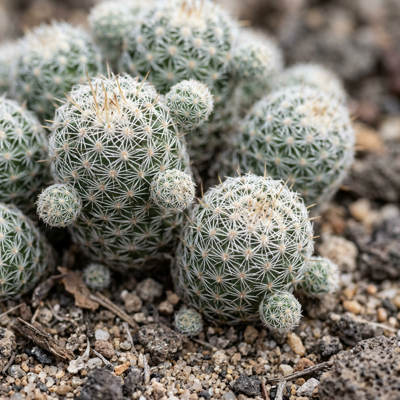 Schlanke Mammillarie (Mammillaria vetula gracilis), illustration IA