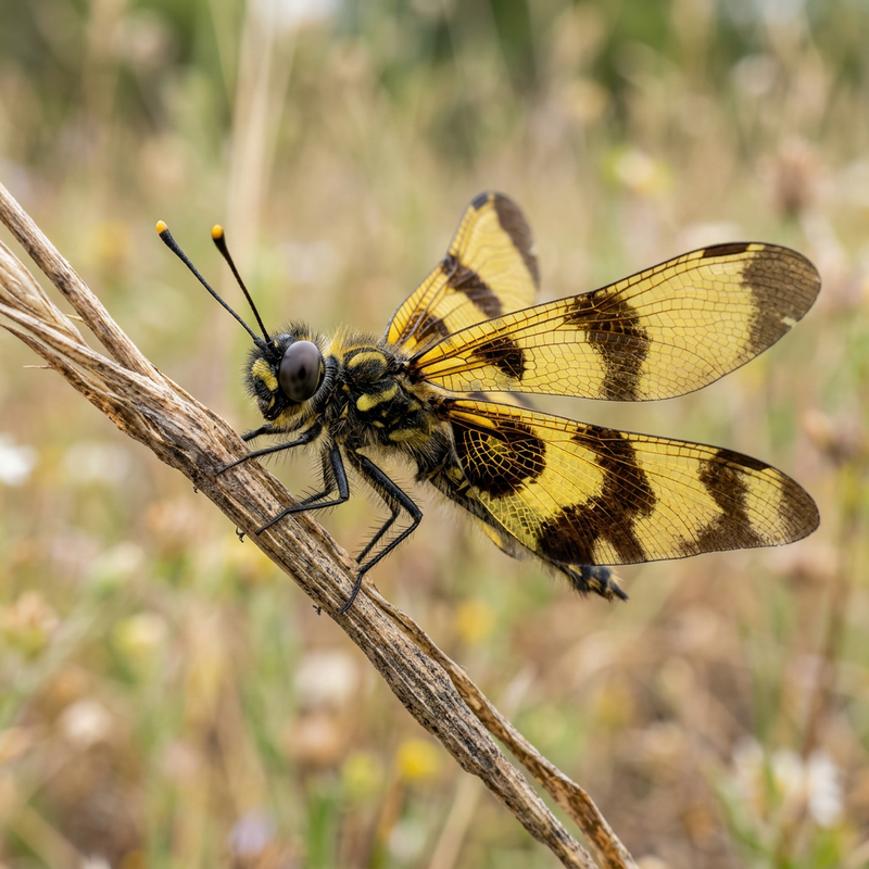 En forme de papillon