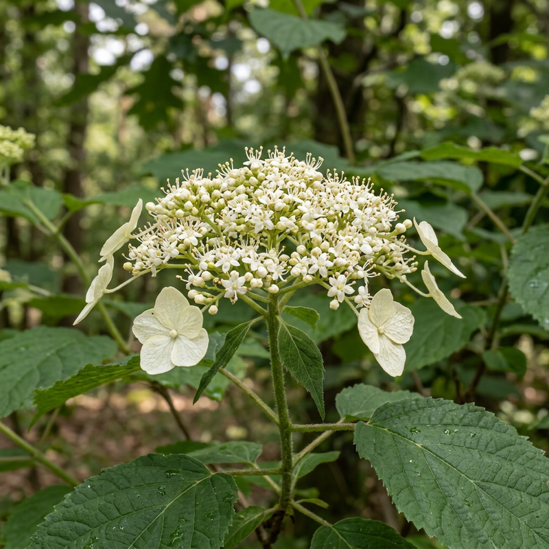 Hortensia boule de neige