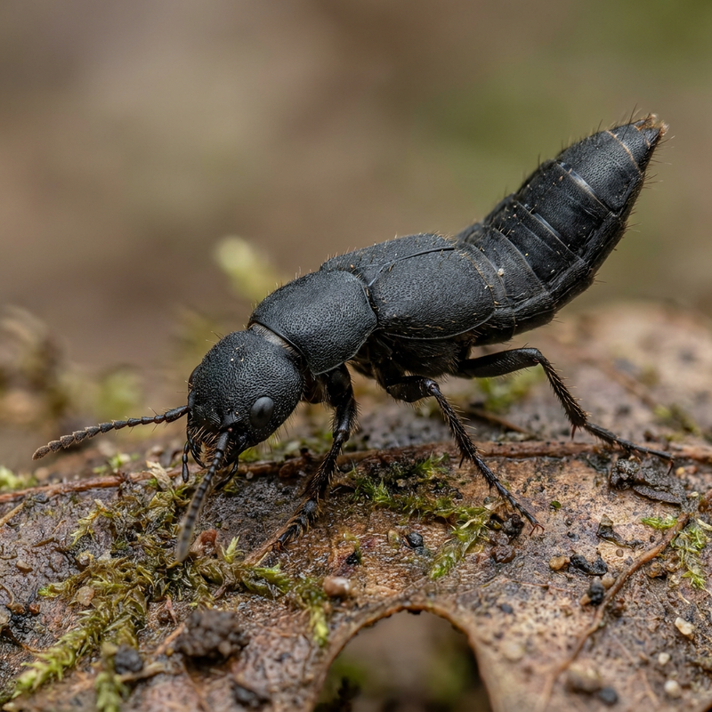 Coléoptère de la moisissure noire