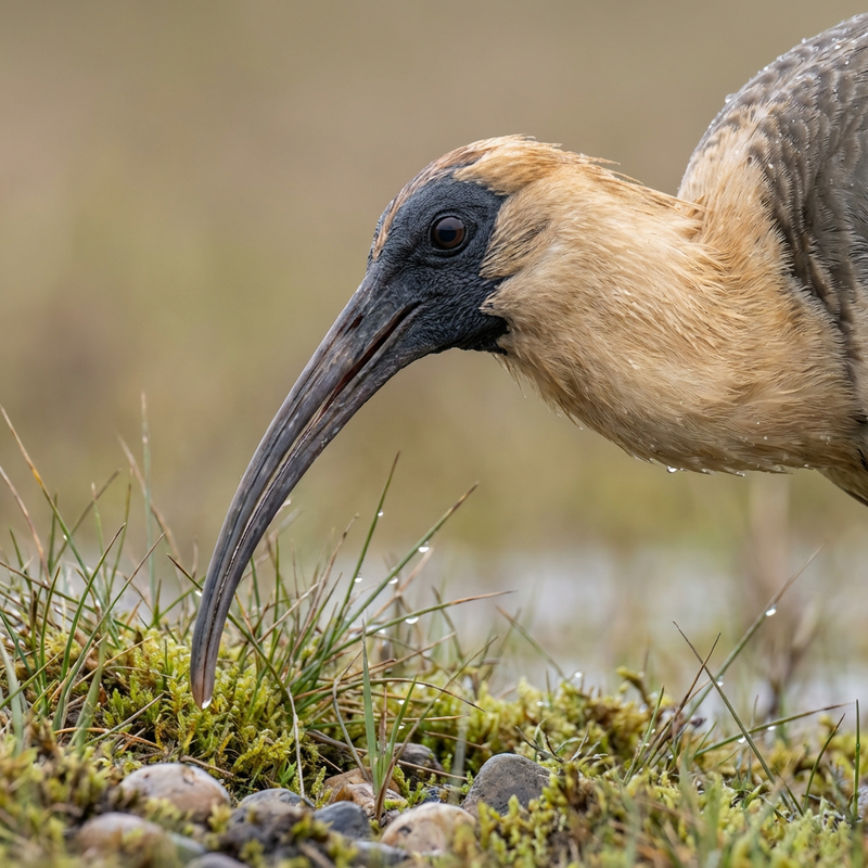 Ibis à croupion noir