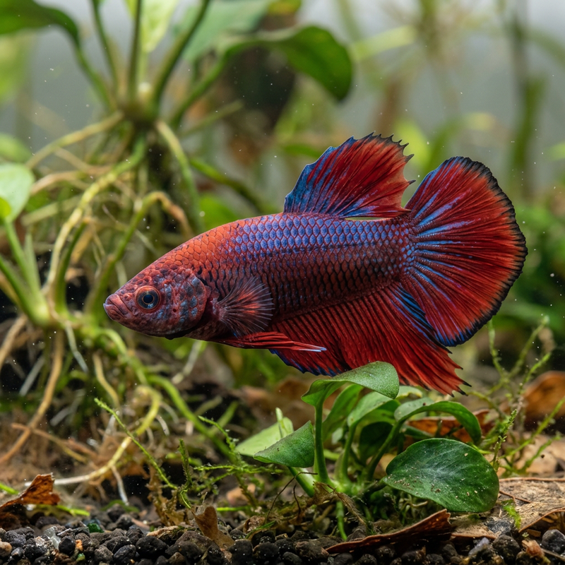 Poisson combattant siamois