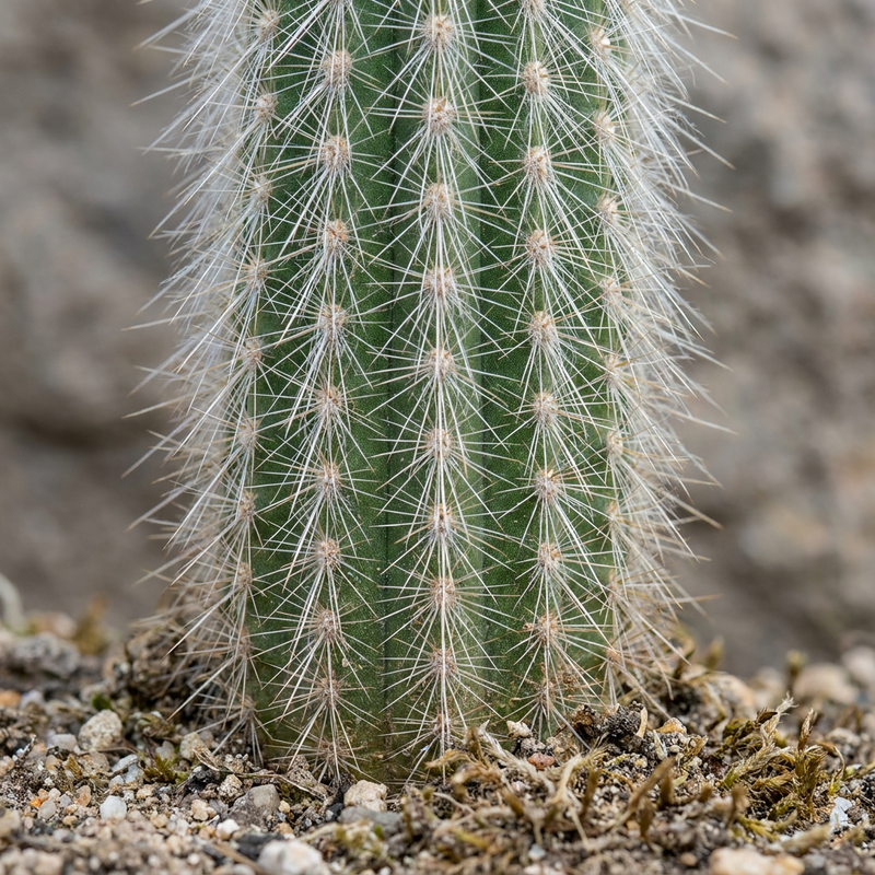 Cactus chandelier en argent