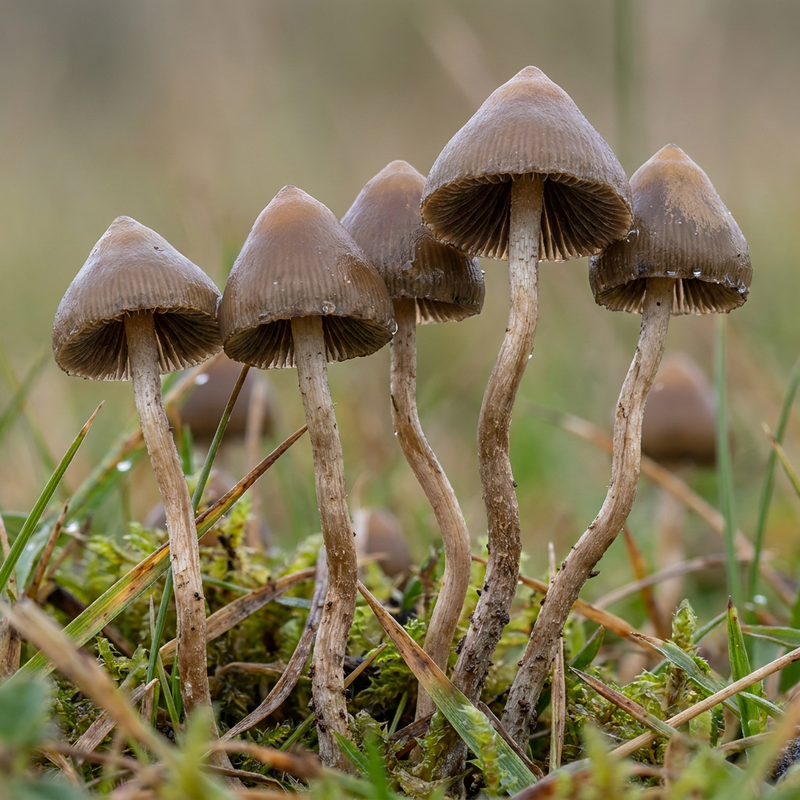 Tête chauve conique et pointue