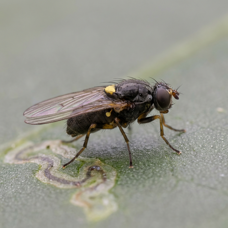 Mouche mineuse des feuilles d'Amérique du Sud