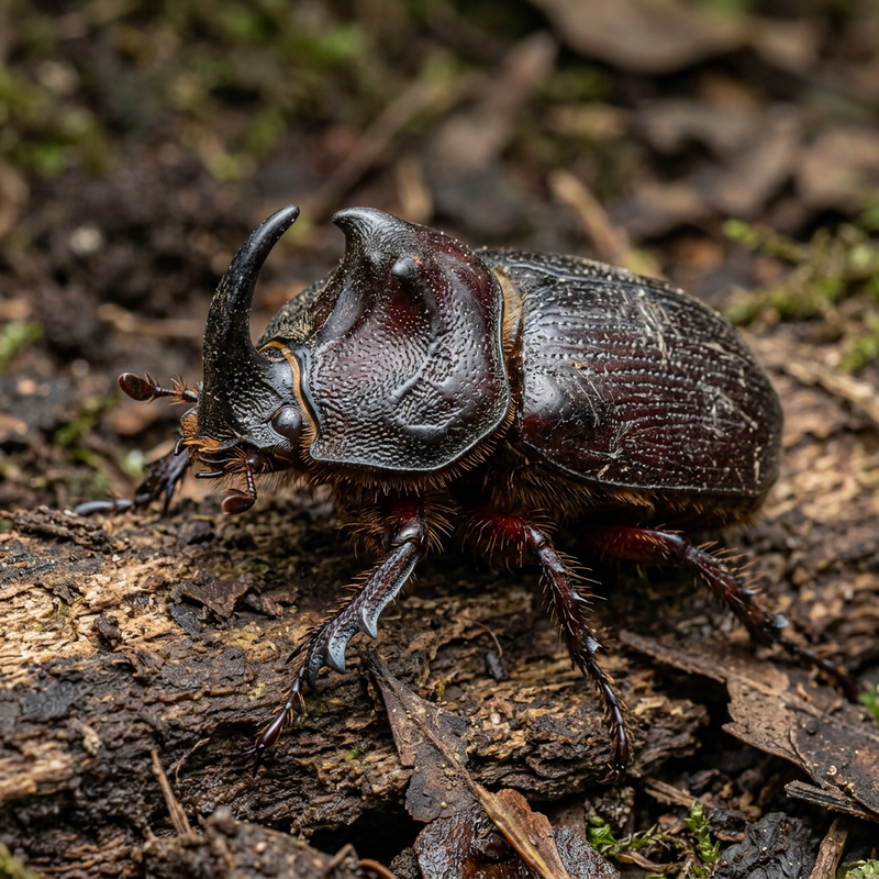 Coléoptère rhinocéros d'Amérique du Sud