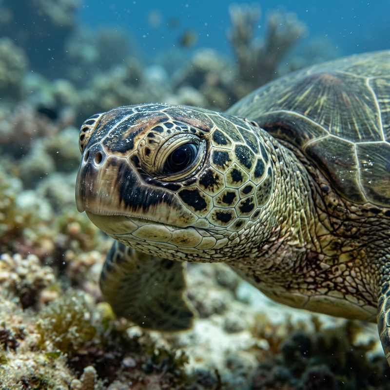 Tortue verte