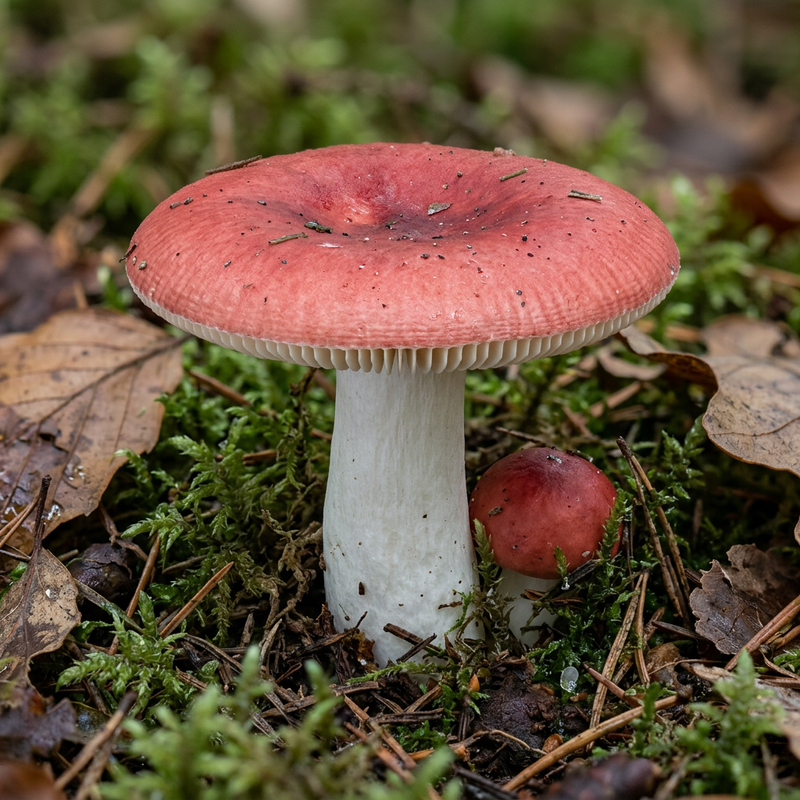 Nattes (Russula), illustration IA