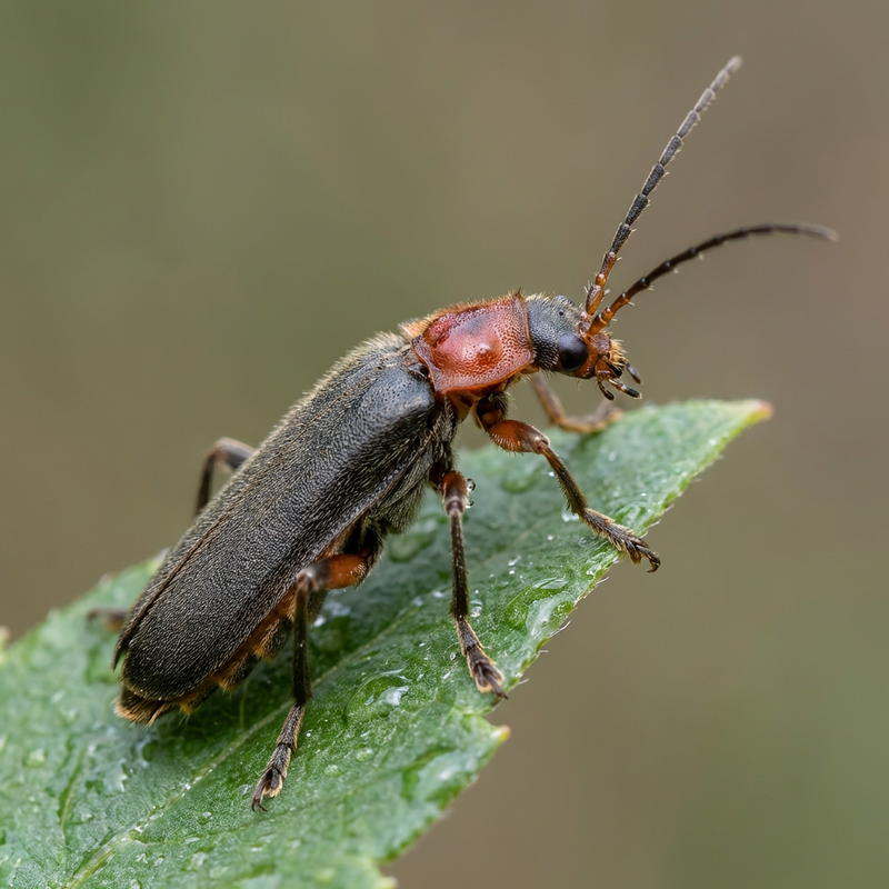 Coléoptère mou variable