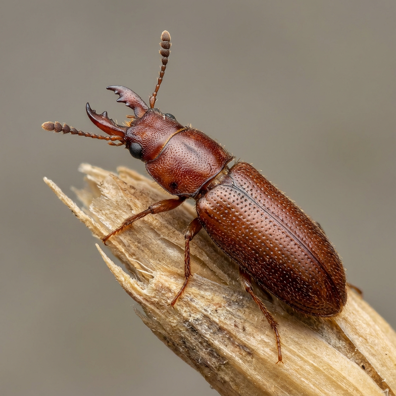 Coléoptère à quatre cornes