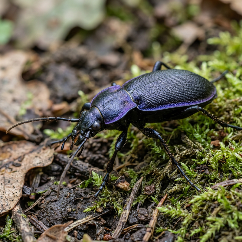 Coléoptère violet