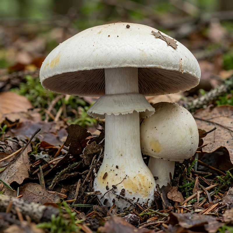 Wald-Anis-Champignon (Agaricus sylvicola), illustration IA