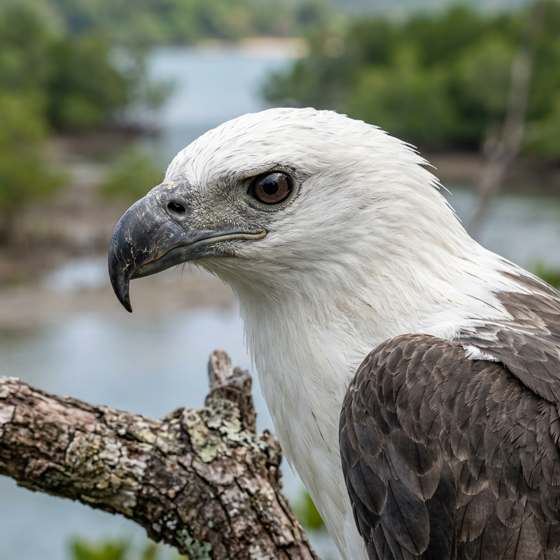 Aigle de mer à ventre blanc