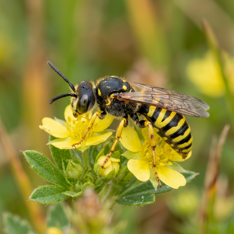 Abeille guêpe